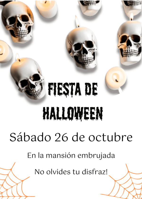 Invitación Fiesta de Halloween